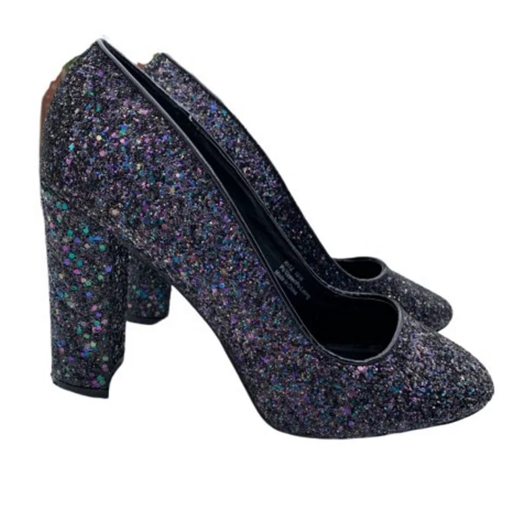 Penny Loves Kenny Glitter Pumps SZE 10; 4 in. Heel